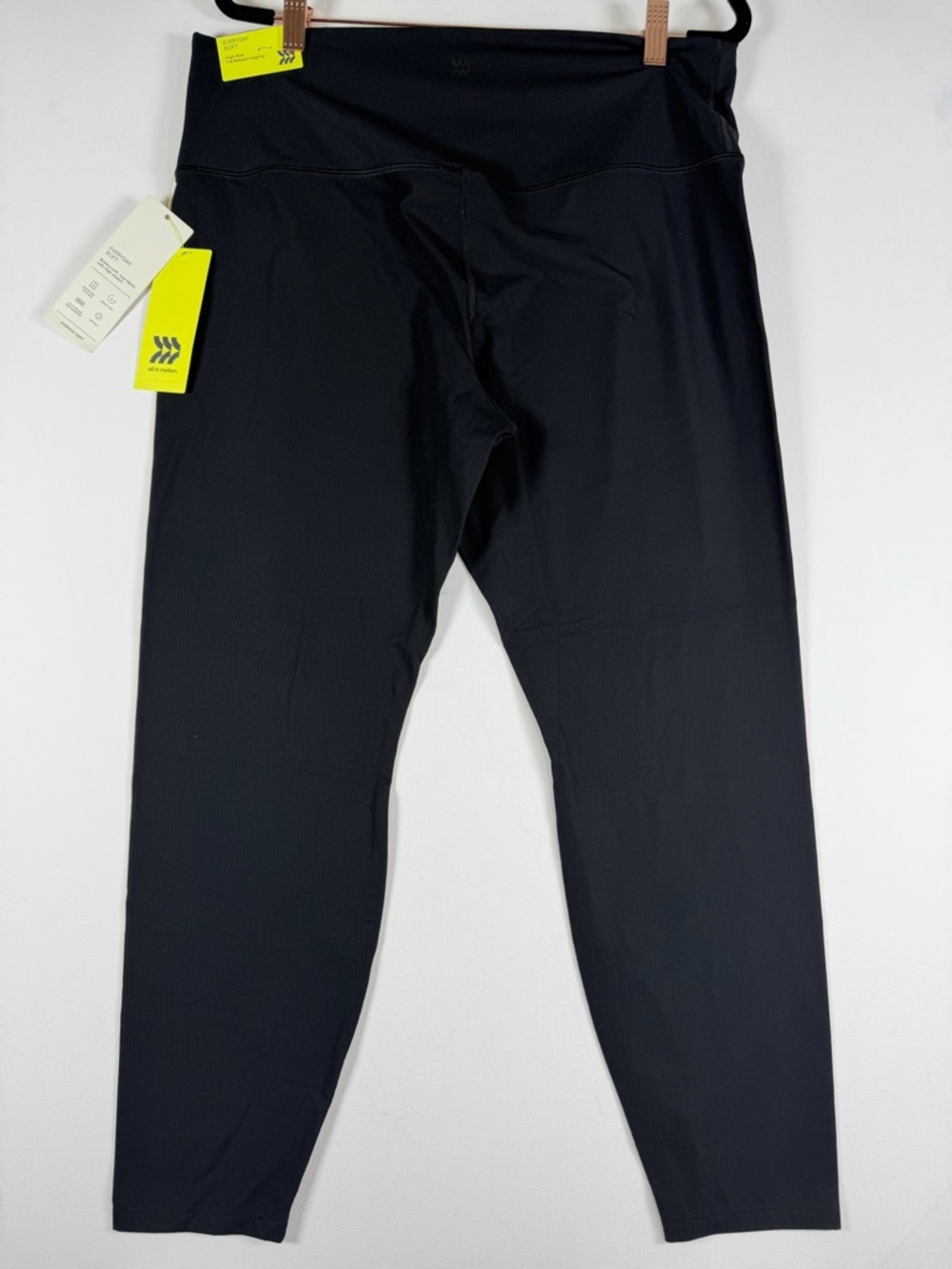 Women's Everyday Soft High-Rise 7/8 Leggings - All In Motion Black XXL - Picture 10 of 13